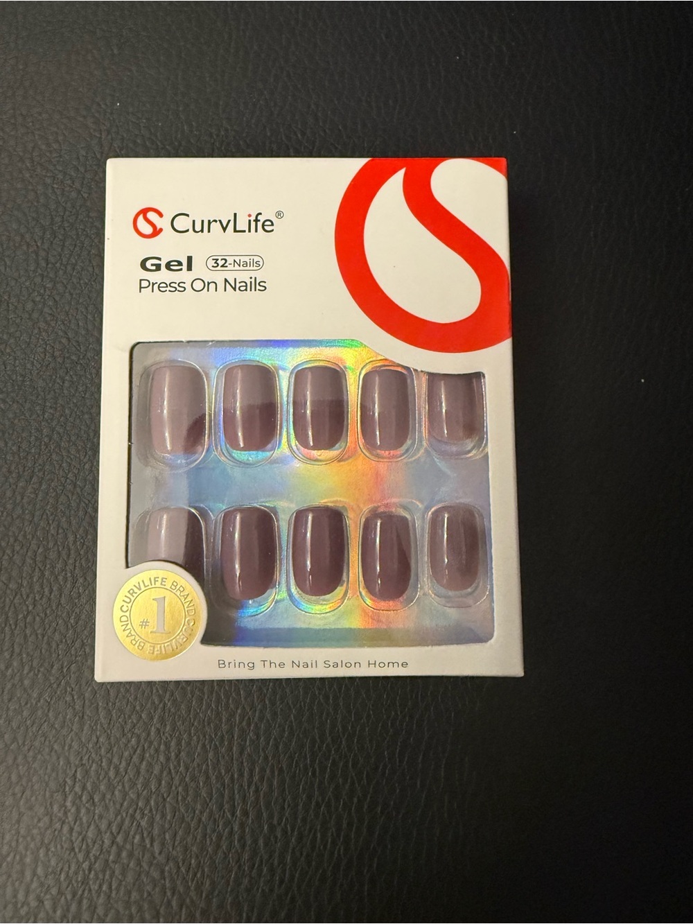 Gel Press-On Nails — Dusty Mauve Set